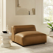Load image into Gallery viewer, Auren Upholstered Vegan Leather Modular Armless Chair by Modway