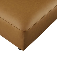 Load image into Gallery viewer, Auren Upholstered Vegan Leather Ottoman by Modway