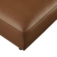 Load image into Gallery viewer, Auren Upholstered Vegan Leather Ottoman by Modway