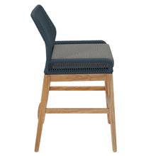Load image into Gallery viewer, Wellspring Outdoor Patio Teak and Rope Counter Stool by Modway
