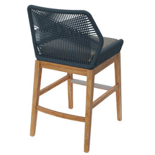 Load image into Gallery viewer, Wellspring Outdoor Patio Teak and Rope Counter Stool by Modway