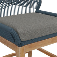 Load image into Gallery viewer, Wellspring Outdoor Patio Teak and Rope Counter Stool by Modway