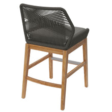Load image into Gallery viewer, Wellspring Outdoor Patio Teak and Rope Counter Stool by Modway