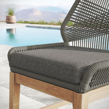 Load image into Gallery viewer, Wellspring Outdoor Patio Teak and Rope Counter Stool by Modway