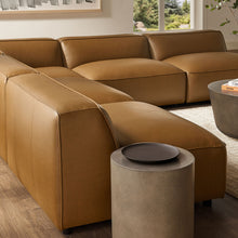Load image into Gallery viewer, Auren 5-Piece Upholstered Armless L-Shaped Vegan Leather Modular Sofa by Modway