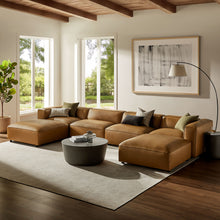 Load image into Gallery viewer, Auren 6-Piece Upholstered Vegan Leather Modular Sofa by Modway