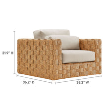 Load image into Gallery viewer, Thames 4-Piece Outdoor Patio Wicker Outdoor Patio Rattan Furniture Set by Modway