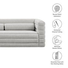 Load image into Gallery viewer, Relle Channel Tufted Boucle Upholstered Sofa by Modway