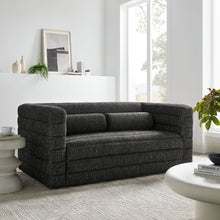 Load image into Gallery viewer, Relle Channel Tufted Boucle Upholstered Loveseat by Modway