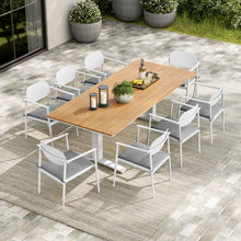 Load image into Gallery viewer, Aeris 9-Piece Outdoor Patio Aluminum Dining Set by Modway