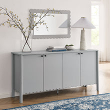 Load image into Gallery viewer, Emmeline 66" 4-Door Scalloped Sideboard Cabinet by Modway