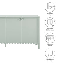 Load image into Gallery viewer, Emmeline 66" 4-Door Scalloped Sideboard Cabinet by Modway
