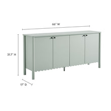 Load image into Gallery viewer, Emmeline 66" 4-Door Scalloped Sideboard Cabinet by Modway