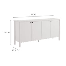 Load image into Gallery viewer, Emmeline 66" 4-Door Scalloped Sideboard Cabinet by Modway