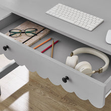 Load image into Gallery viewer, Emmeline 1-Drawer Scallop Writing Desk by Modway