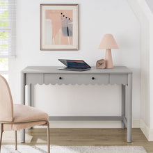 Load image into Gallery viewer, Emmeline 1-Drawer Scallop Writing Desk by Modway