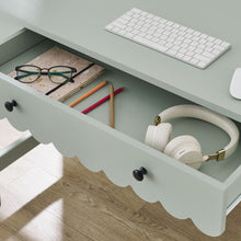 Load image into Gallery viewer, Emmeline 1-Drawer Scallop Writing Desk by Modway