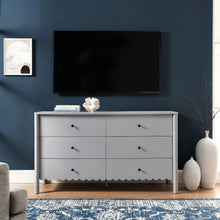 Load image into Gallery viewer, Emmeline Scalloped 6-Drawer Dresser by Modway