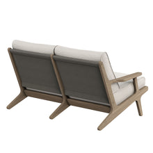 Load image into Gallery viewer, Saratoga Outdoor Patio Teak Wood Loveseat by Modway