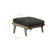 Load image into Gallery viewer, Saratoga Outdoor Patio Teak Ottoman by Modway