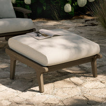 Load image into Gallery viewer, Saratoga Outdoor Patio Teak Ottoman by Modway