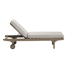 Load image into Gallery viewer, Saratoga Outdoor Patio Teak Wood 3-Piece Chaise Lounge Furniture Set by Modway