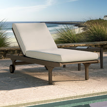 Load image into Gallery viewer, Saratoga Outdoor Patio Teak Chaise Lounge Chair by Modway