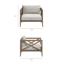 Load image into Gallery viewer, Northlake Outdoor Patio Teak Armchair by Modway