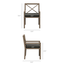Load image into Gallery viewer, Northlake Outdoor Patio Teak Dining Armchair by Modway