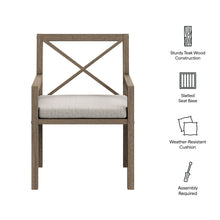 Load image into Gallery viewer, Northlake Outdoor Patio Teak Dining Armchair by Modway