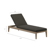 Load image into Gallery viewer, Northlake Outdoor Patio Teak Chaise Lounge by Modway