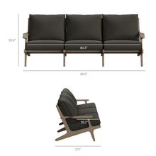 Load image into Gallery viewer, Saratoga 4-Piece Outdoor Patio Teak Wood Furniture Set by Modway