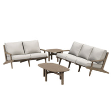 Load image into Gallery viewer, Saratoga 4-Piece Outdoor Patio Teak Wood Furniture Set by Modway