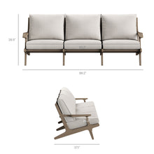 Load image into Gallery viewer, Saratoga 4-Piece Outdoor Patio Teak Wood Furniture Set by Modway
