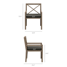 Load image into Gallery viewer, Northlake 9-Piece Outdoor Patio Teak Wood Dining Set by Modway