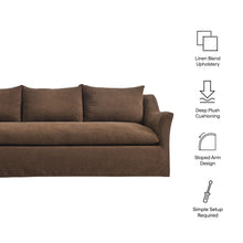 Load image into Gallery viewer, Somerset 92" Linen Blend Slipcovered Sofa by Modway