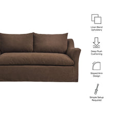 Load image into Gallery viewer, Somerset 70" Linen Blend Slipcovered Loveseat by Modway
