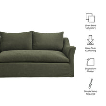 Load image into Gallery viewer, Somerset 70" Linen Blend Slipcovered Loveseat by Modway