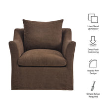 Load image into Gallery viewer, Somerset Linen Blend Slipcovered Armchair by Modway