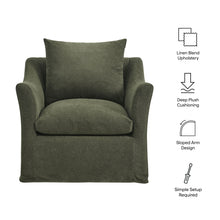 Load image into Gallery viewer, Somerset Linen Blend Slipcovered Armchair by Modway