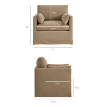 Load image into Gallery viewer, Wellfleet Slipcovered Linen-Blend Armchair by Modway