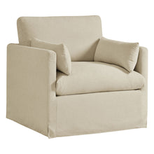 Load image into Gallery viewer, Wellfleet Slipcovered Linen-Blend Armchair by Modway