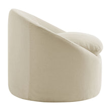 Load image into Gallery viewer, Sadie Slipcovered Linen-Blend Round Accent Chair by Modway
