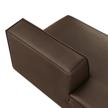 Load image into Gallery viewer, Restore Vegan Leather Left-Facing Armless Modular Chaise by Modway