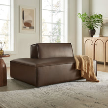 Load image into Gallery viewer, Restore Vegan Leather Left-Facing Armless Modular Chaise by Modway