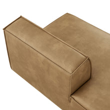 Load image into Gallery viewer, Restore Vegan Leather Left-Facing Armless Modular Chaise by Modway