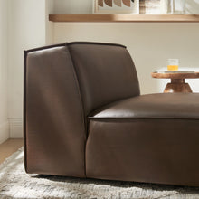Load image into Gallery viewer, Restore Vegan Leather Armless Modular Chair by Modway