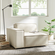 Load image into Gallery viewer, Restore Performance Fabric Upholstered Left-Facing Modular Lounge Chair by Modway