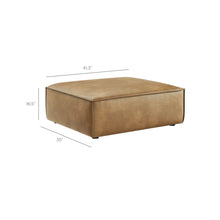 Load image into Gallery viewer, Restore Vegan Leather Modular Ottoman by Modway