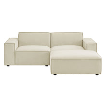 Load image into Gallery viewer, Restore 3-Piece Performance Fabric Upholstered Modular Loveseat with Ottoman by Modway